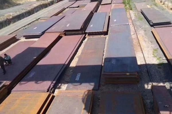 St37 St52 MS Steel Plate 0.9mm Q235 Permukaan Perawatan Karat