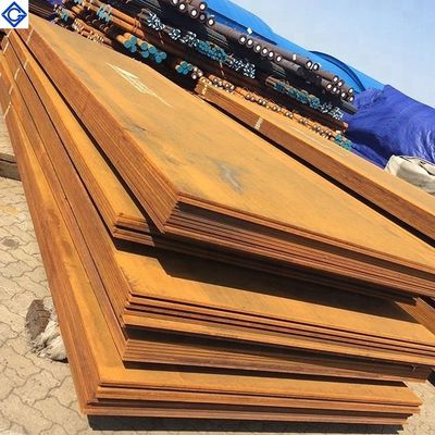 S235jr Pelapukan Lembaran Baja Hot Rolled Plat Kotak-kotak A283 A387