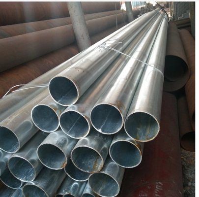 ASTM Grade B Pipa Baja Bulat Pra Galvanis Ketebalan 1.2-15.7mm