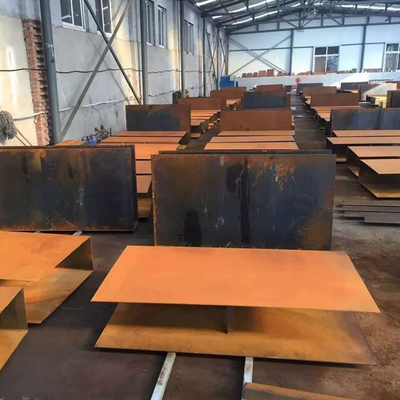 Pelat Bahan Baja CortenA GI Tahan Cuaca 300mm