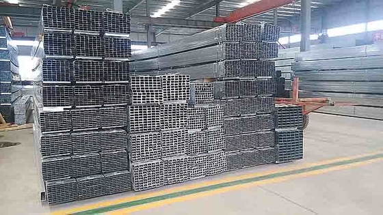 Q345 ST37 GI Steel Pipe Welded Galvanized Iron Square Tube