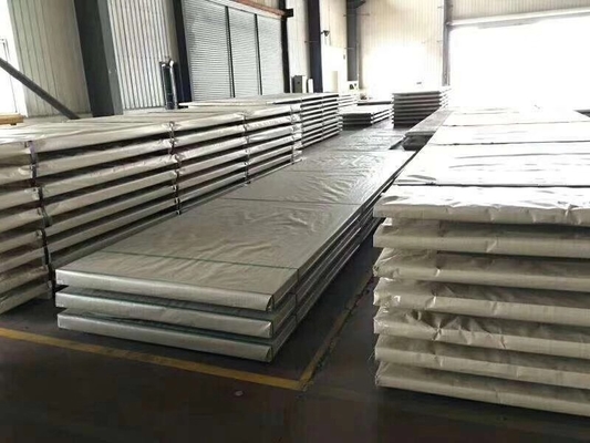 ASTM 304 310s 316 321 Lembaran Stainless Steel Perak NO.1 Permukaan