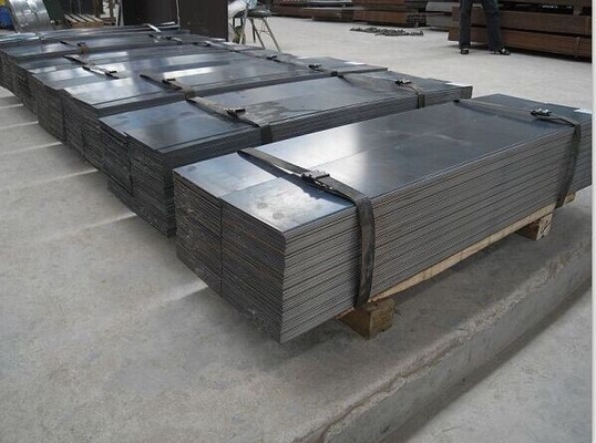 Hot Rolled MS Steel Plate ASTM A36 Q345 Str Untuk Brige Engineering