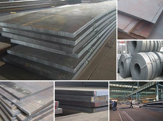 Hot Rolled MS Steel Plate ASTM A36 Q345 Str Untuk Brige Engineering