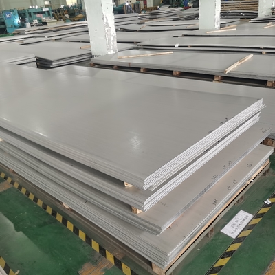 ASTM 304 310s 316 321 Lembaran Stainless Steel Perak NO.1 Permukaan