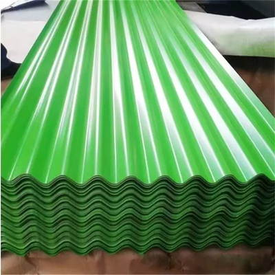PPGI Galvanized Corrugated Steel Sheet Dilapisi Seng Untuk Atap Bangunan