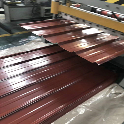 API BIS ISO9001 Galvanized Metal Roofing Sheets Zinc Color Coated