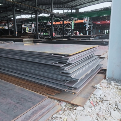 Pelat Baja Karbon Hitam canai panas ASTM A36 ST37 S45C ST52