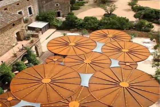Plat Baja Corten Tebal 1mm-100mm Untuk Membangun Taman Dan Rumah