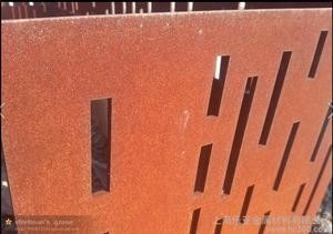 Lembaran Baja Corten Tahan Korosi Ukuran Disesuaikan Untuk Lanskap