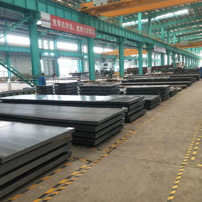 Q235B Logam Struktural MS Steel Plate Hot Rolled / Cold Rolled