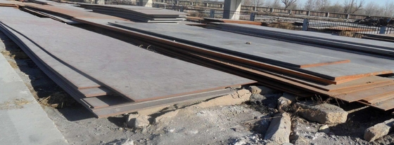 St37 St52 MS Steel Plate 0.9mm Q235 Permukaan Perawatan Karat