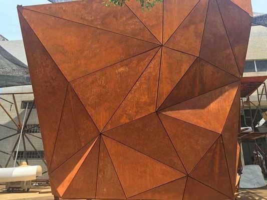 Baja corten luar yang disesuaikan lubang api baja corten lubang api ekstra besar dan mangkuk air