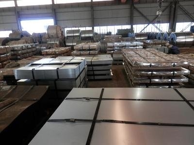 JIS ASTM DX51D Lembaran Baja Galvanis 0.8mm Untuk Industri Atap