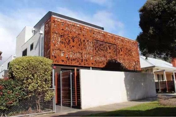 A588 Corten Steel Plate Tahan Cuaca Untuk Dinding Baja Taman