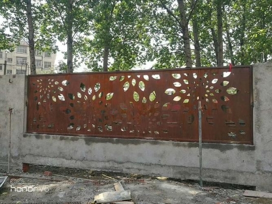 A588 Corten Steel Plate Tahan Cuaca Untuk Dinding Baja Taman