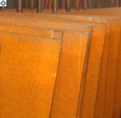 S235jr Pelapukan Lembaran Baja Hot Rolled Plat Kotak-kotak A283 A387