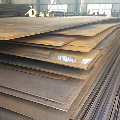 Hot Rolled Medium Tebal Pelapukan Pelat Baja Permukaan Peledakan