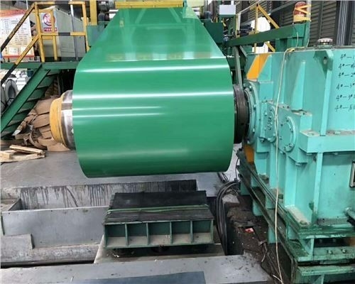 Hot Dipped Galvanized PPGI Steel Coil 600mm-1200mm Dengan Lapisan Organik