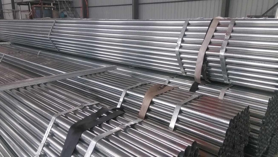 ISO9001 Steel Galvanized Scaffold Tube Pengiriman Cairan Mudah Terbakar