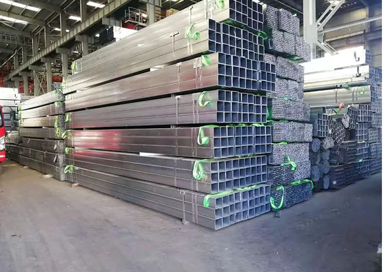 ASTM GI Steel Material BS Round Galvanized Steel Pipe Untuk Bangunan