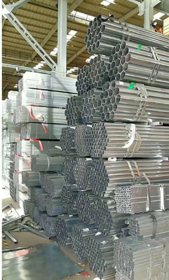 ASTM GI Steel Pipe Galvanized Steel Round Tube Untuk Pengiriman Cair