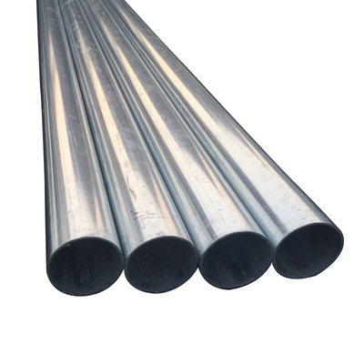 1.2-15.7mm Tebal Bahan Baja GI Pipa Baja Bulat Galvanis yang Dicelup Panas