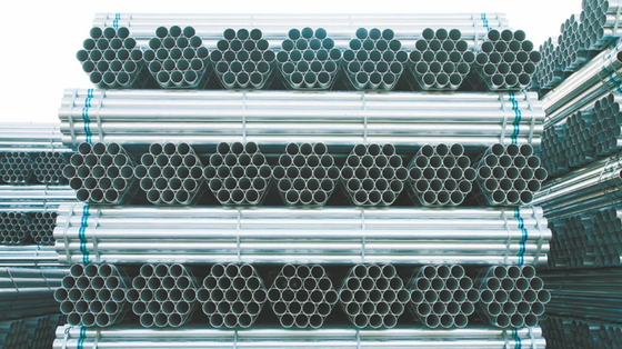 Tabung Baja Galvanis Karbon Ringan Q235 Q235 Q345 ST37 Grade