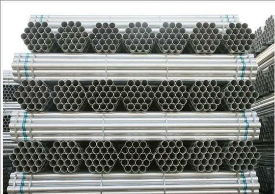 Welded Steel Gi Pipe Galvanized Coated Surface 10 - 80 mm Diameter Luar