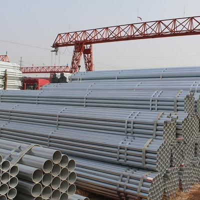 Welded Steel Gi Pipe Galvanized Coated Surface 10 - 80 mm Diameter Luar