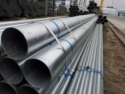 Q195/Q235/Q345 GI Pipa Baja ERW Hot Dip Galvanized Steel Tube
