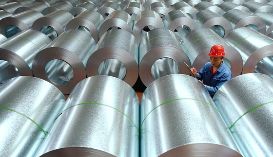 Hot Dipped GI Galvanized Steel Coils SGCC Untuk Konstruksi