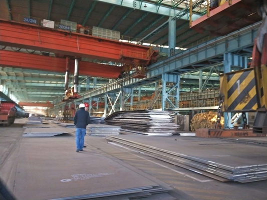 NM400 NM500 Steel Wear Plate Lebar 1000-2200mm Untuk Rock Crusher Bucket