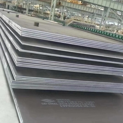 Pelat Aus Baja Paduan Gulungan Panas ST52 S355 Struktur Tebal 20mm