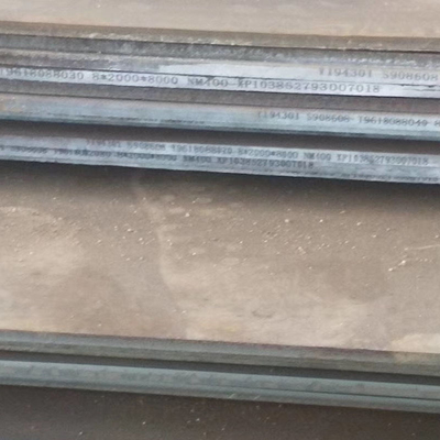 Hot Rolled NM450 Pakai Pelat Baja 6mm 8mm 10mm Tebal Kekerasan Tinggi