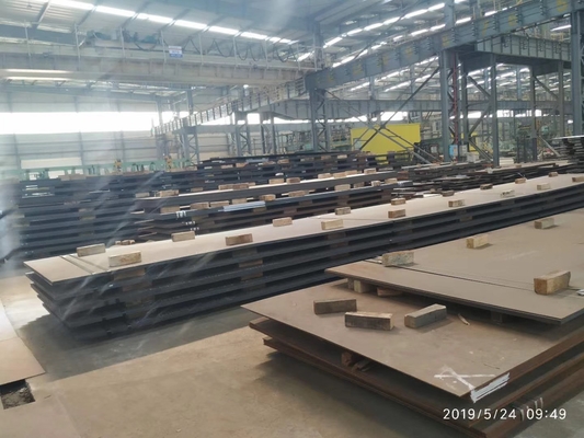 400 500 450 Lempengan Besi Pelat Lembaran Baja Tahan Aus Karbon Hot Rolled NM500