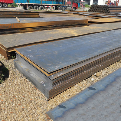 Lembar Plat Baja Gulungan Dingin Disesuaikan 20mm Tebal Q195 Q235 Q345 ASTM A36