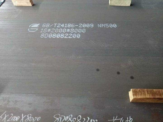 NM450 NM550 Pelat Baja Tahan Aus Paduan Kekuatan Tinggi 0,3m