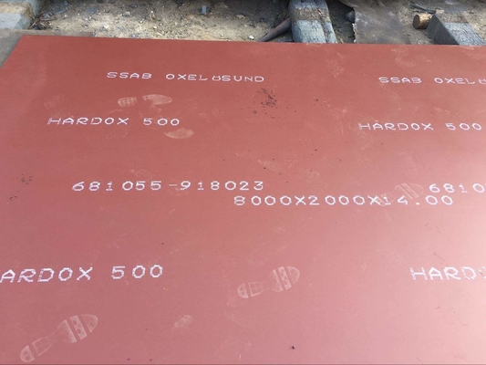 NM450 NM550 Pelat Baja Tahan Aus Paduan Kekuatan Tinggi 0,3m