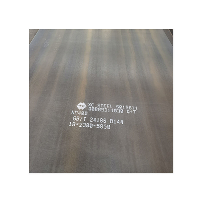Hot Rolled Wear Resistant Abrasi Tahan Harga Plat Baja Ringan NM400 NM450 NM500